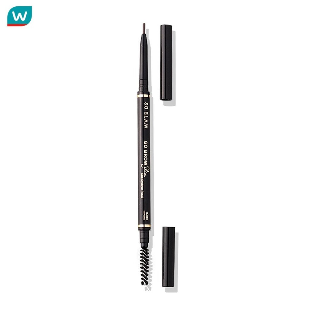 So Glam โซ แกลม โก โบรว์ สลิม อายโบรว์ เพนซิล 1.5ก. 01 ดาร์ค บราวน์