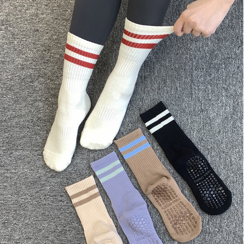 【MAGGIEYOGA】ถุงเท้ากีฬา ผ้าฝ้าย กันลื่น สําหรับผู้หญิง ใส่เล่นโยคะ