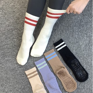 【MAGGIEYOGA】ถุงเท้ากีฬา ผ้าฝ้าย กันลื่น สําหรับผู้หญิง ใส่เล…