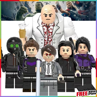 Hawkeye Minifigures Echo Yelena Belova Ronin Barton Kingpin Marvel Kate Bishop มินิฟิกเกอร์ Matt Murdock ของเล่นตุ๊กตา