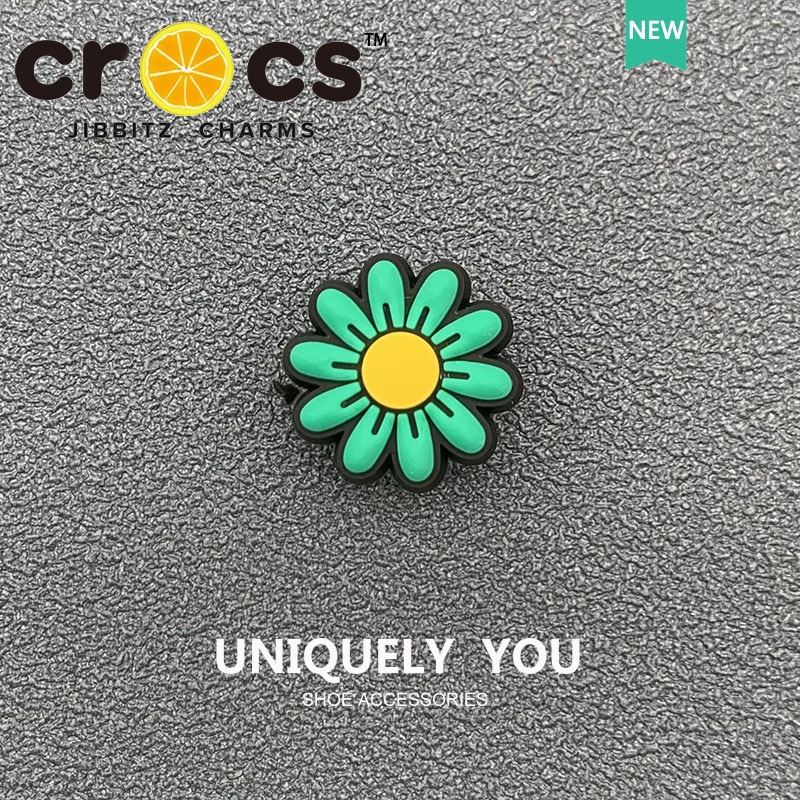 JIBBITZ cross charms ตัวติดรองเท้า ดอกเดซี่แฟชั่น ตัวติดรองเท้า cross