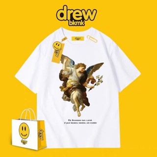 Drew Unisex Basic Tee 100% Cotton T-shirt, plain t-shirt for men and women oversize wide form - AT16_01