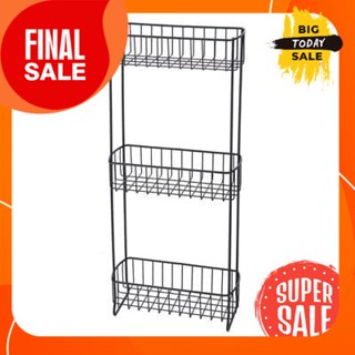 ตะแกรงวางของติดผนัง 3 ชั้น KASSA KS-521 สีดำ3-Tier Wall Shelf KS-521 Black