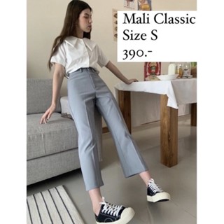 Used once - maliclassic belly pants size S ผ้าดีทรงสวยค่ะรุ่นนี้ ไม่มีตำหนิส่งต่อ