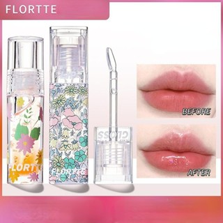 Flortte ลิปแคร์ออยล์ ให้ความชุ่มชื้น ขัดผิว ลดริ้วรอย ป้องกันการแห้งกร้าน