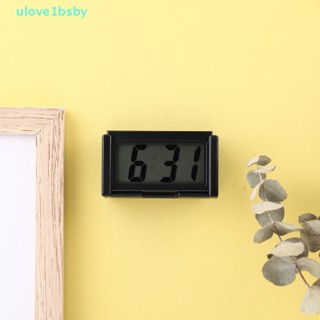 Ulove1bsby นาฬิกาดิจิทัล หน้าปัดแดชบอร์ดรถยนต์ พร้อมหน้าจอ LCD จัมโบ้