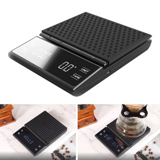 【มีอยู่ในสต็อก】เครื่องชั่งกาแฟ เครื่องชั่งน้ำหนักอาหาร Coffee Scale ตาชั่งกาแฟ มีฟังชั่นชดเชยน้ำหนัก 0.1g-3000g