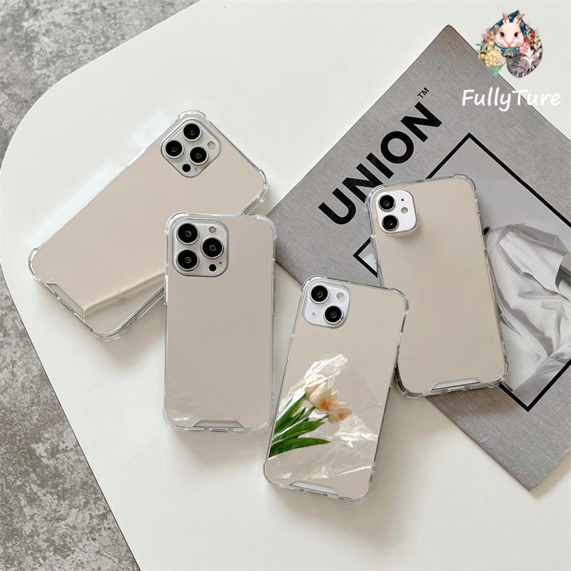 เคสโทรศัพท์มือถือ แบบกระจกแต่งหน้า คุณภาพสูง สําหรับ iPhone 14 13 12 11 XR Pro Max 8 7 6