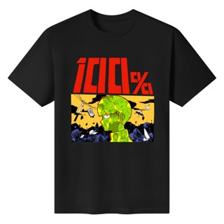 Mob Psycho 100 Manga Oversized T Shirt for Men Anime Tshirt Cotton Tops Tees Unisex_08