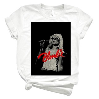 เสื้อยืด พิมพ์ลาย Blondie-Icon Punk เหมาะกับของขวัญ สไตล์พังก์ สําหรับผู้ชาย และผู้หญิง_04