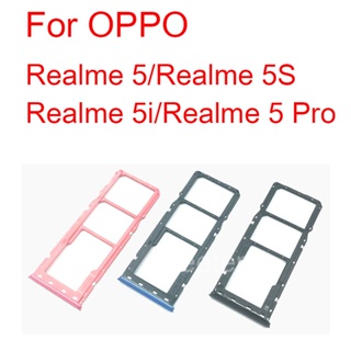 อะแดปเตอร์ถาดซิมการ์ด SD แบบเปลี่ยน สําหรับ OPPO Realme 5 5S 5i 5Pro