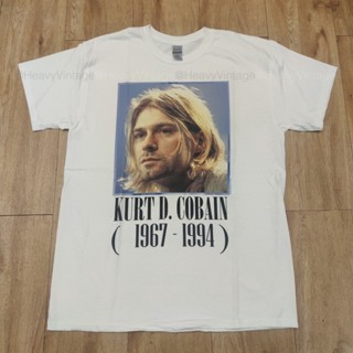 NIRVANA KURT D. COBAIN DTG (DIRECT TO GARMENT)(GILDAN) เสื้อสกรีนดิจิตอล สีคมชัด เสื้อแท้ กิลเด้น