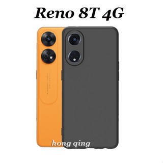 เคสโทรศัพท์มือถือ ผิวด้าน สีดํา สําหรับ Oppo Reno 8T 4G Reno 8 Reno 8 Pro Reno 7Z Reno 7 Reno 8Z