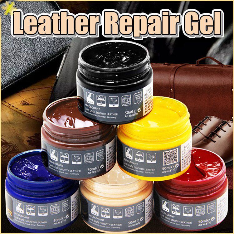 [LBE] EIDECHSE 50Ml Leather Repair Household Gel For Car Seats Sofa Scratch Rips Ares Scuffs Holes