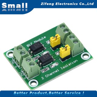 Pc 817 2 Channel Optocoupler โมดูลอะแดปเตอร์แปลงแรงดันไฟฟ้า 3 . 6-30 V Driver Photo Isolated