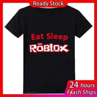 Roblox 2020 ใหม่การ์ตูนเด็กผ้าฝ้าย 100% เสื้อยืดเกมเด็ก T เสื้อแขนสั้นเด็กเสื้อผ้าเด็ก T เสื้อ_02