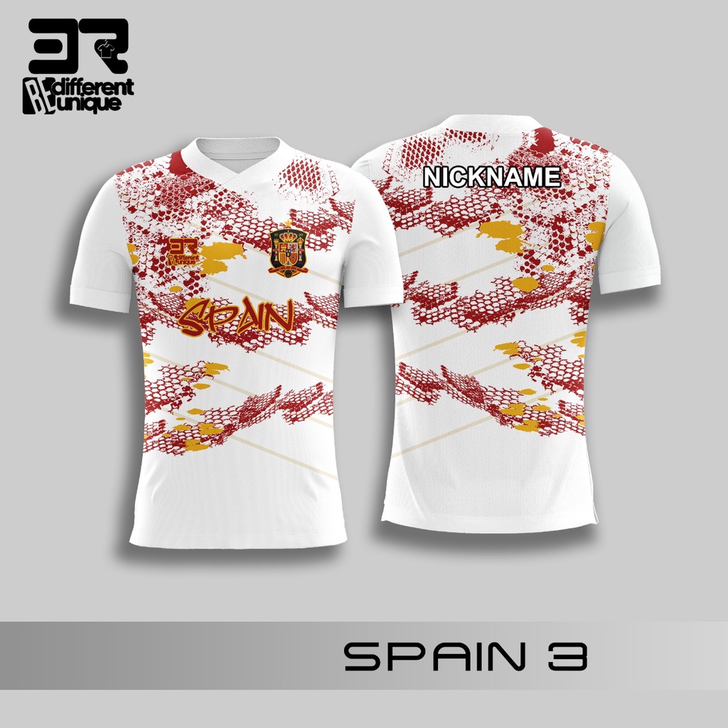 [ จัดส่งแบบขาย ] SPAIN 3 DB WORLD FOOTBALL JERSEY - / FOOTBALL JERSEY / FOOTBALL JERSEY / FOOTBALL C