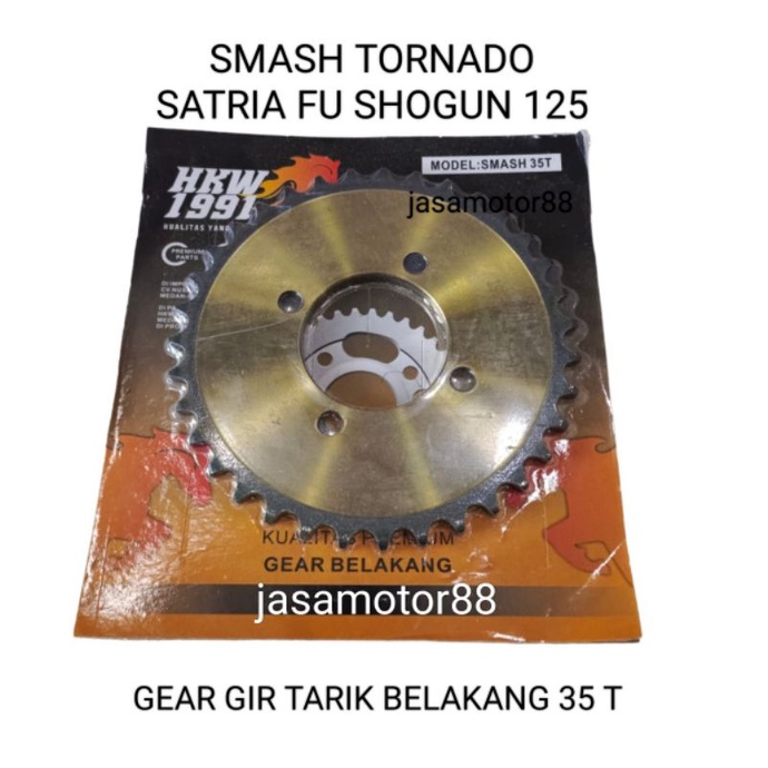 REAR PULL GEAR GEAR SMASH TORNADO SHOGUN 125 SATRIA FU 428-35 T 35TGOLD