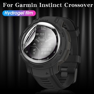 ฟิล์มไฮโดรเจล ป้องกันรอยนิ้วมือ HD ป้องกันหน้าจอ สําหรับสมาร์ทวอทช์ Garmin Instinct Crossover