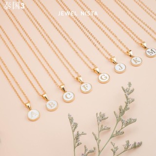 alphabet necklace สร้อยคอตัวอักษร [gold]