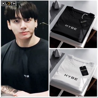  ใหม่เอี่ยมเสื้อยืดแขนยาว ผ้าฝ้าย พิมพ์ลายโลโก้ Bts HYBE Jung Kook BIG HIT 24s พรีเมี่ยม อัพเกรดได้เสื้อยืดคอกลมแขนส