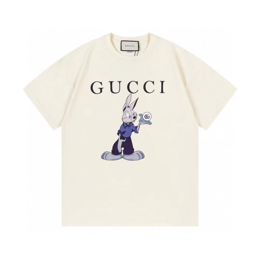 เสื้อยืดแขนสั้น ผ้าฝ้ายแท้ พิมพ์ลายตัวอักษร G Home แฟชั่นสําหรับผู้ชาย