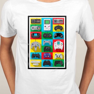 Ready Stock PlayStation PS5 Nintendo switch Atari Gameboy Arcade game T-Shirt shirt Adult / Kid Size Short Sleeve c_12