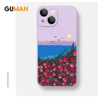 Guman เคสไอโฟน เคสซิลิโคนนุ่มกันกระแทกน่ารักตลก เคสโทรศัพท์ Compatible for iPhone 14 13 12 11 Pro Max SE 2020 X XR XS 8 7 6 6S Plus พลัส XYB1328