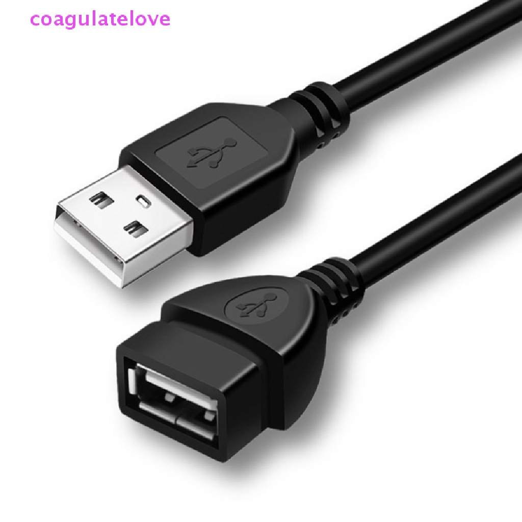 Coagulatelove สายเคเบิลต่อขยาย USB 2.0 0.6 ม. 1 ม. 1.5 ม. [ขายดี]