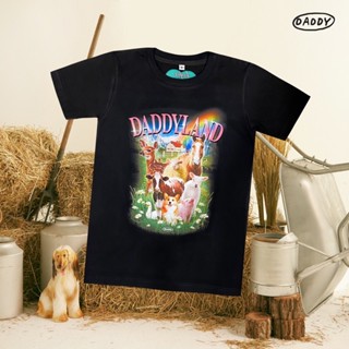 Daddy Land T-Shirt เสื้อยืดสีดำสกรีนลาย น้องกวางสุดน่ารัก