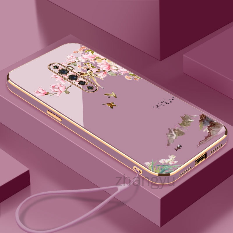 เคสโทรศัพท์มือถือแบบนิ่ม บางมาก กันกระแทก ลายภูมิทัศน์นก สําหรับ OPPO RENO OPPO RENO 2 RENO 2F RENO2 F RENO 3 PRO
