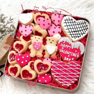 valentines cookies set