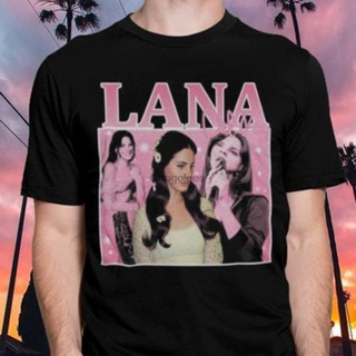 เสื้อยืด ผ้าฝ้าย พิมพ์ลาย Lana Del Rey สําหรับผู้ชาย และผู้หญิง