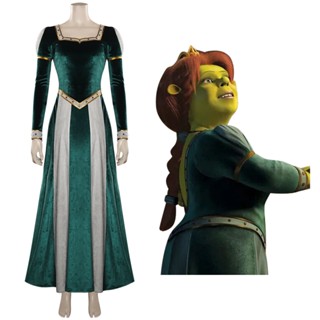 Wolyzz Princess Fiona ชุดเดรสคอสเพลย์ เหมาะกับเทศกาลอีสเตอร์ สําหรับผู้หญิง (XXXL)