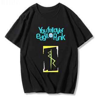 Cyberpunk Edgerunners T-shirt for Man Woman Funny Shirt 2022 Summer Cotton Rebeccas Streetwear Printed  Aesthetic U_12