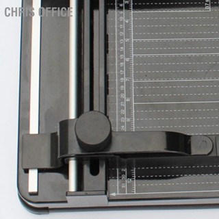 Chris office เครื่องตัดกระดาษ Heavy Duty Millimeter Scale Steel Material สะดวก ที่กันจอนกระดาษ Scrapbook สำหรับภาพถ่าย