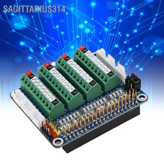 Sagittarius314 บอร์ดขยายเซนเซอร์สำหรับ 4B 3B CM4 PCF8591 LED โมดูลบอร์ดพัฒนาพอร์ต GPIO IO