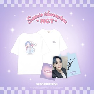 เสื้อยืดแฟชั่น [พร้อมส่ง] เสื้อยืด SPAO จีซอง (S) // เฉินเล่อ (M) - SPAO - NCT x SANRIO - T-SHIRT &amp; PHOTOTAG - JISUNG (S