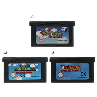 Capa การ์ดเกมคอนโซล 32 Bit สําหรับ GBA Super Mario Games Seri