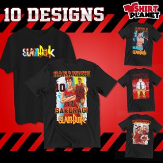 ใหม่ที่กําลังมาแรง SlamDunk Unisex ออกแบบเสื้อฮานามิจิ Rukawa Akagi Sendoh มากิโชโฮคุฟูจิมะ DTF UkI_09