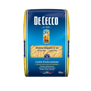 ดิเชคโก CECCO พาสต้าเพนเน่ริกาเต้ เบอร์41DEPENNE RIGATE(NO.41)500G.