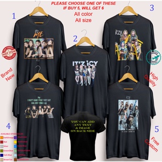 เสื้อยืด พิมพ์ลายอัลบั้มคอนเสิร์ต Itzy Kpop สไตล์เกาหลี สําหรับผู้ใหญ่ ไซซ์ S 5XL_09