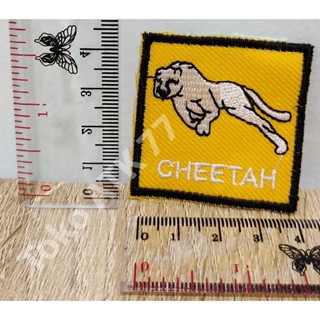ธงชาติทีมลูกเสือ Cheetah สําหรับผูกลูกเสือ