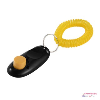 Dog Pet Click Clicker Training Obedience Agility Trainer Aid Wrist Strap [V/10]