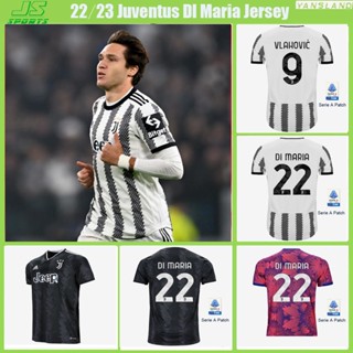 เสื้อกีฬาแขนสั้น ลายทีม Juventus Vlahoviϟ in Maria 22/23