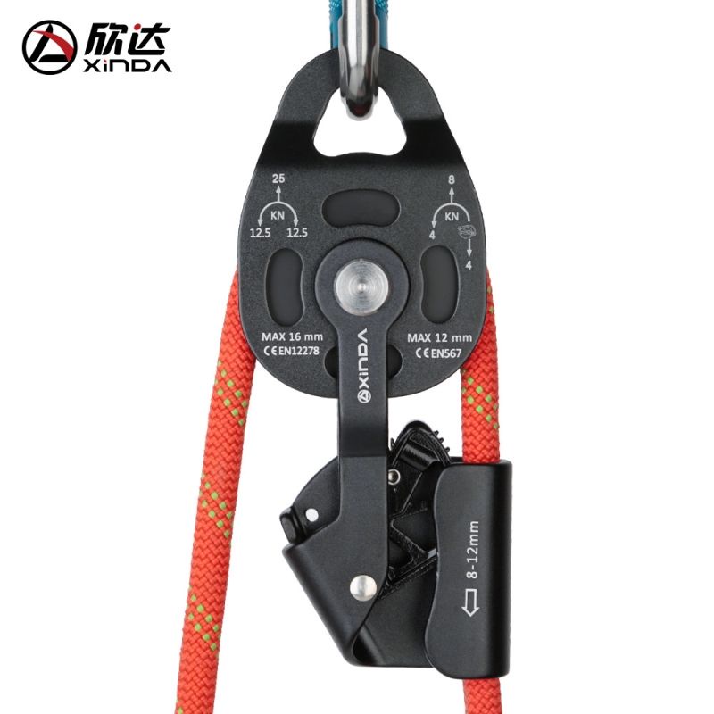 Pulley Lifter Xinda Heavy Object Lifter Moving Pulley Lifter Pulley Set Lifter Inoue อุปกรณ์กู้ภัย