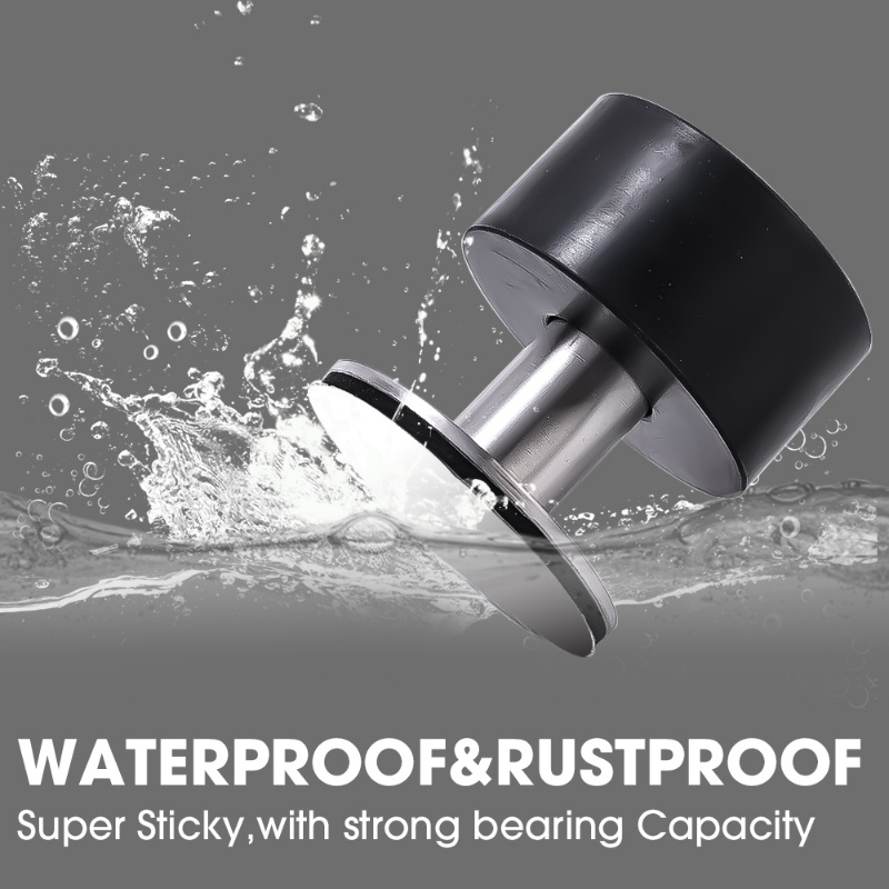 กันชนประตู สเตนเลส แบบไม่เจาะ มีกาวในตัว กันชนเสียง ยางกันชน ป้องกันพื้น กันชนประตู อุปกรณ์ในบ้าน - รูปที่ 5