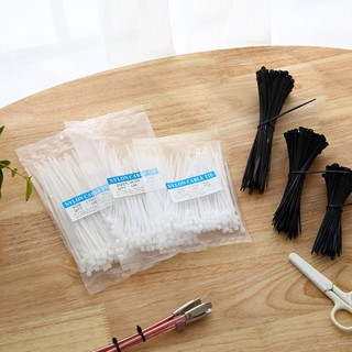 เคเบิ้ลไทร์ A1300 Cable Tie Nylon ไนลอน สายรัด สีขาว สีดำ (ราคาต่อแพ็ค)