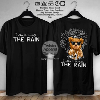 เสื้อยืด พิมพ์ลายตุ๊กตาหมี Make It Through The Rain Teddy Bear Distro สําหรับผู้ชาย และผู้หญิง TW A1383_02