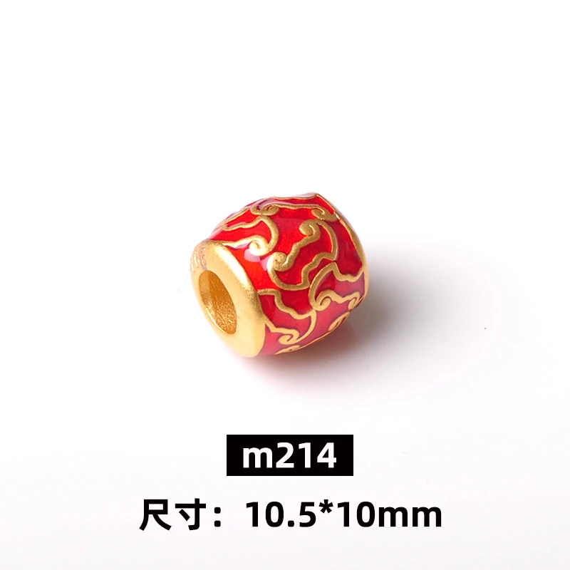 สร้อยข้อมือเชือกถักสไตล์จีนโบราณ จี้ลูกปัด thumbnail 4